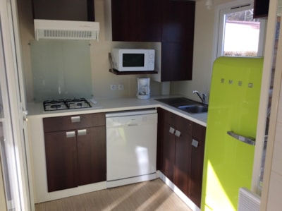 Mobilhome 2 -CONDITIONING -  bedrooms cabin - Terrace — 4