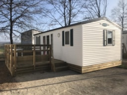 Location - Mobilhome N°3- 2 Chambres Terrasse - Camping de Contrexeville