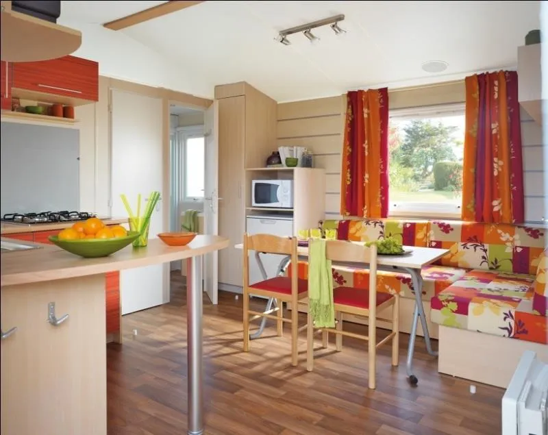 Mobilhome N°13 - 2 Chambres - Terrasse