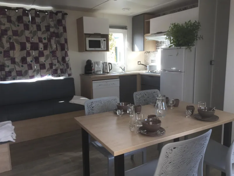 Mobilhome N° 15 Cocooning 2 Chambres - Spa Privatif