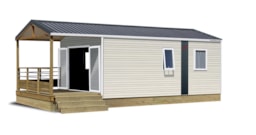 Huuraccommodatie(s) - Mobilhome N°16 Cocooning 2 Slaapkamers - Spa - Camping de Contrexeville
