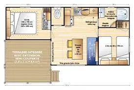 Mobilhome N° 28 - 2 Chambres - Terrasse