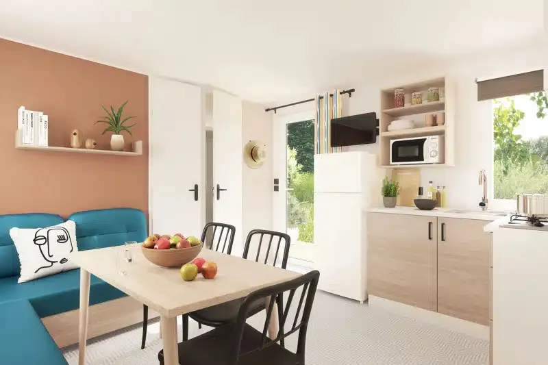 Accommodation - Mobilhome N°2 -Air Conditioning - 3 Bedrooms - Terrace - Camping de Contrexeville