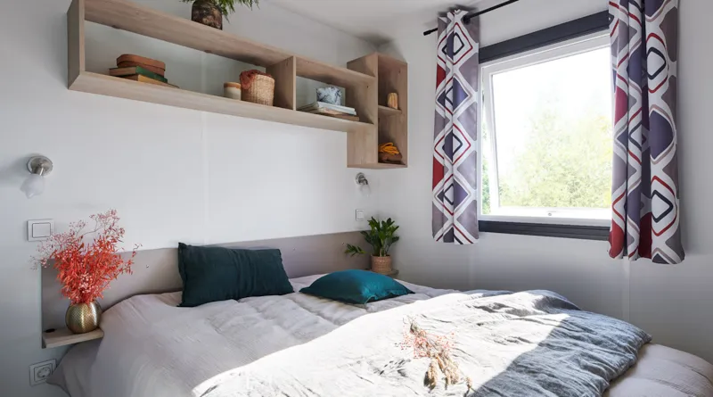 Mobilhome N°17- Climatisé- 2 Chambres_ Terrasse 4 Pers