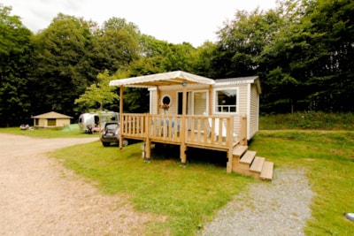 Mobile Home Comfort 18m² 1 bedroom + Half-covered terrace + TV — 1