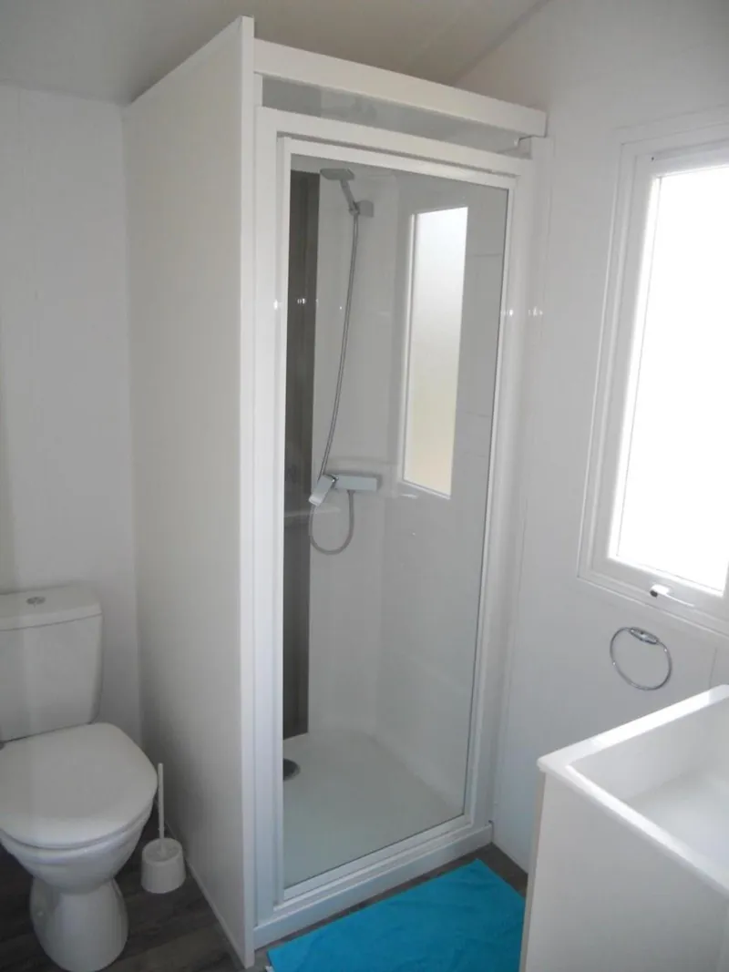 Mobil-Home Confort 18M² 1 Chambre + Terrasse Semi-Couverte + Tv