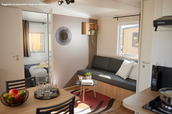 Homeflower Premium 29M² (2 Chambres) + Clim + Terrasse Semi-Couverte + Tv + Draps + Serviettes