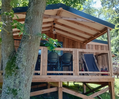 Lodge VIP Premium  34m² - 2 bedrooms + TV + sheets + towels + 11m² covered terrace — 3