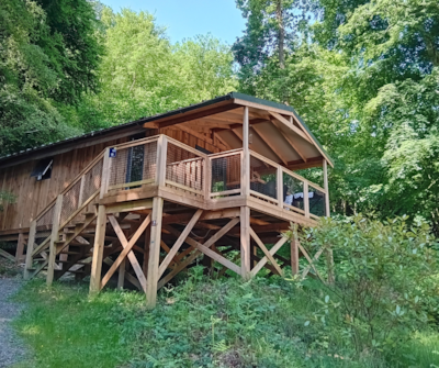 Lodge VIP Premium  34m² - 2 bedrooms + TV + sheets + towels + 11m² covered terrace — 2