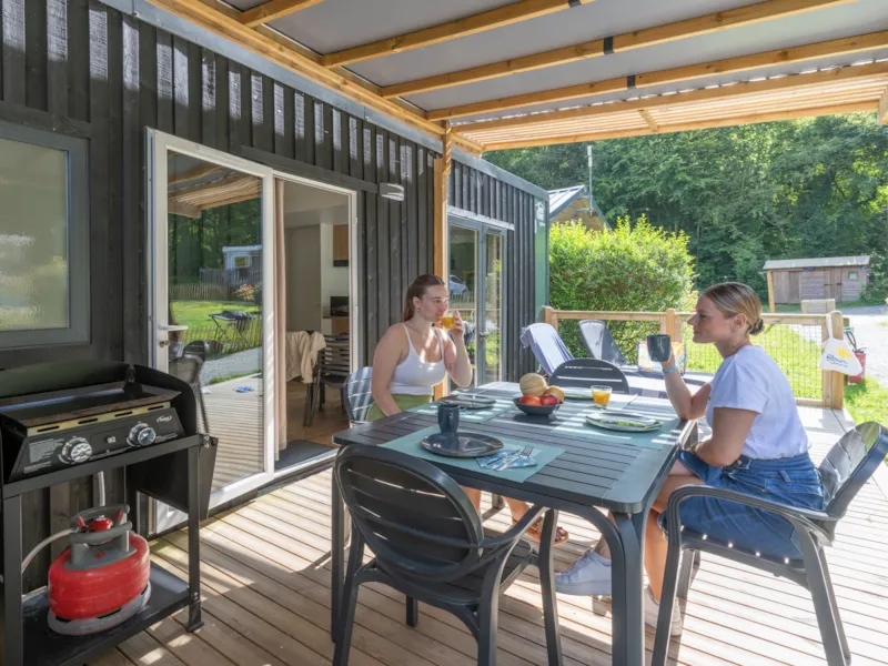 Homeflower Premium 35M² (3 Chambres) + Clim + Terrasse Semi-Couverte + Tv + Draps + Serviettes