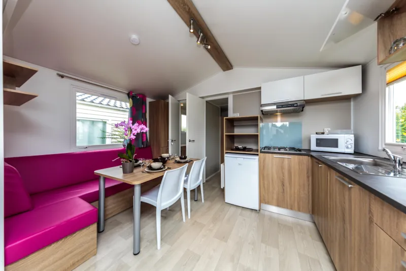 Mobil-Home 2 Chambres - Confort - Terrasse Semi Couverte - 4/5 Pers - 26M²