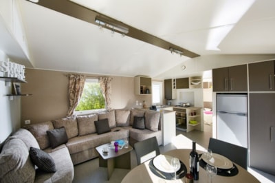 Mobil home Premium - 2 shower rooms - 2 toilets - 3 bedrooms - covered terrace- 40 M2 — 2