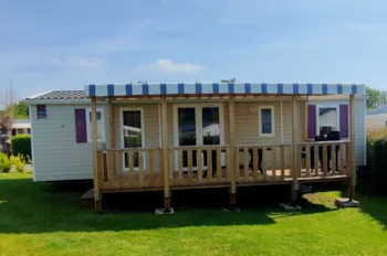 Mietunterkunft - Mobil Home Prenuim 2 Salles Douche 2 Wc   6 Personnes 3 Chambres Terrasse Couverte 40 M2 - Camping de La Roche Percée