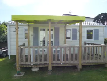 Mietunterkunft - Mobilheim 2 Zimmer - Confort - Terrasse - 4 P - 22 M² - Camping de La Roche Percée