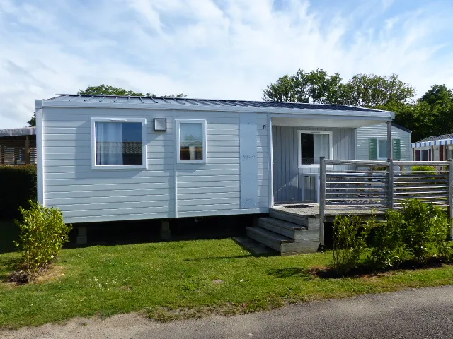 Accommodation - Mobile Home 2 Bedrooms - Confort - Half-Covered Terrace - 4/5 P - 26M² - Camping de La Roche Percée