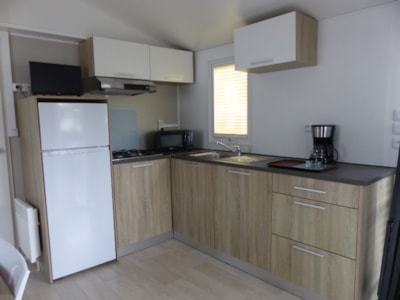 Mobile home 2 bedrooms - Confort - half-covered TERRACE  - 26m² — 3