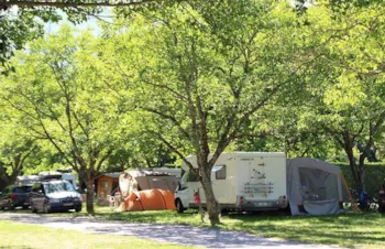 Stellplatz - Stellplatz : 1 Auto + 1 Zelt, Wohnwagen, Wohnmobil - Camping Les Foulons