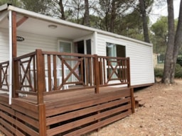 Huuraccommodatie(s) - Mobil-Home N°59 Climatisé (Propriétaire)  (2Ch-4/6Pers) 30M² - Camping Lou Paradou