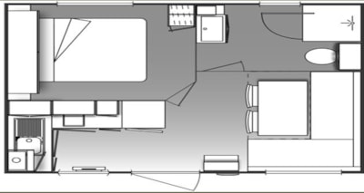 Mobil home Confort +18m² (1 Bedroom) - air-conditioning — 5