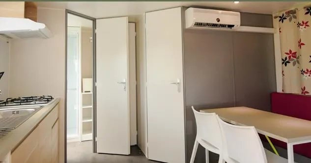 Mobil Home Confort+ 25 M² (2 Chambres) - Climatisé + Terrasse Intégrée