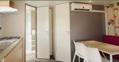 Mobil home Confort+ 25 m²  (2 bedrooms) - air-conditioning + sheltered terrace — 5