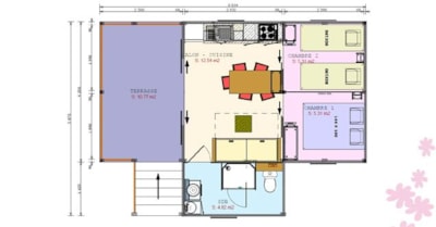Cabane Lodge Cosy Premium 38m² (2 bedrooms) - sheltered terrace - jacuzzi — 7