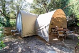 Huuraccommodatie(s) - Coco Sweet Confort 16M² (2 Kamers) - Geen Badkamer Aanwezig - Camping La Rouillère