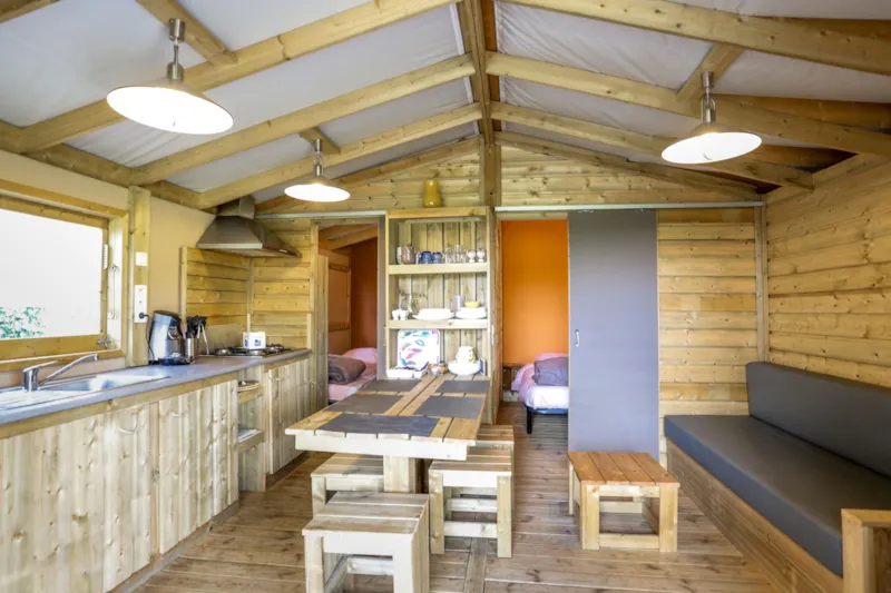 Cabane Lodge Cosy Premium 38M² (2 Chambres) - Terasse Couverte - Jacuzzi