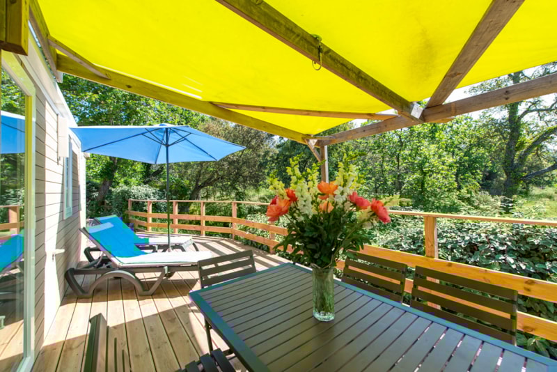 Mobil home Confort + 23m² (2 zimmer) - Klimaanlage - jacuzzi