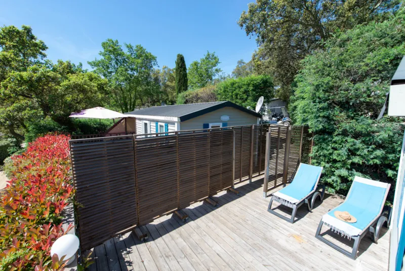 Mobil Home Confort+ 25 M² (2 Chambres) - Climatisé + Terrasse Intégrée