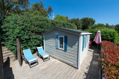 Mobil home Confort+ 25 m²  (2 bedrooms) - air-conditioning + sheltered terrace — 2