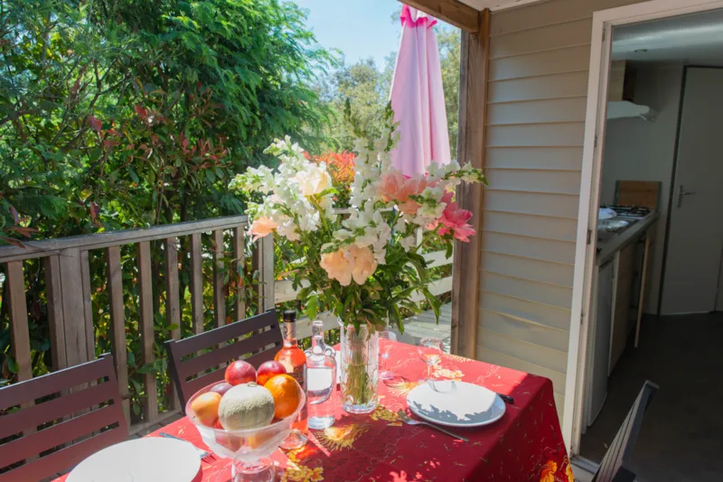 Mobil Home Confort+ 25 M² (2 Chambres) - Climatisé + Terrasse Intégrée