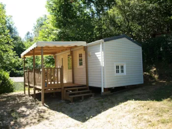Mietunterkunft - Mobilheim 1 Schlafzimmer 2 Personen (Doppelbett) Klimaanlage / Tv - Camping La Berge Fleurie
