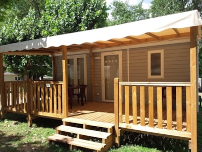 Air-conditioned mobile home + Tv model — 1