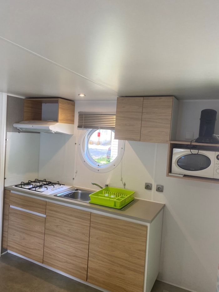 Mobil-Home 2 Chambres - 4 Pers (1 Lit Double + 2 Lits Simples)  Climatisation / Tv