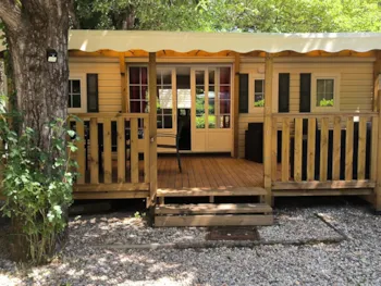 Location - Mobil-Home Climatisé + Tv Modèle Pour 8 Personnes - Camping La Berge Fleurie