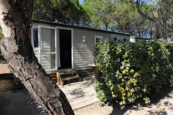 Mietunterkunft - Mobilheim Argentella 31 M² Klimaanlage 2 Zimmer - Camping Les Castors