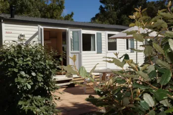 Mietunterkunft - Mobilheim Revelleta 31 M² Klimaanlage 2 Zimmer - Camping Les Castors