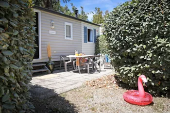 Mietunterkunft - Mobilheim Argentella 31 M² Klimaanlage 2 Zimmer - Camping Les Castors
