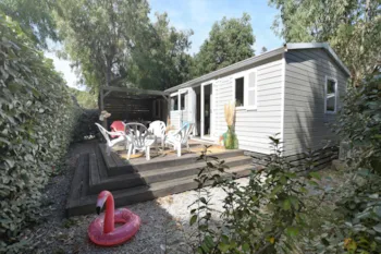 Mietunterkunft - Mobilheim Ostriconi 35 M² Klimaanlage 3 Zimmer - Camping Les Castors
