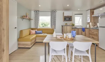 Mietunterkunft - Mobilheim Ostriconi 36 M² Klimaanlage 3 Zimmer 2 Badezimmer - Camping Les Castors