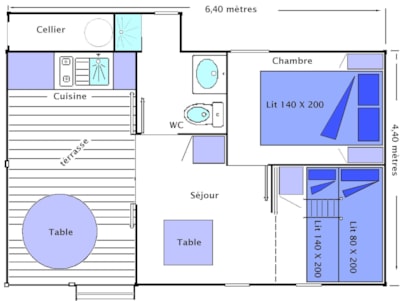 Chalet Confort  - 18m²  - sheltered terrace 10m² — 4