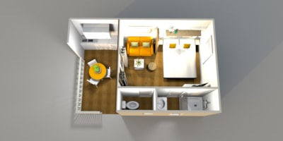 Chalet Prestige 13m² - 1 bedroom - sheltered terrace 8m² — 4