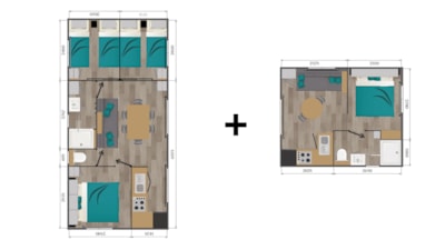 Lodge Sunêlia Luxe Suite- 4 bedrooms — 5