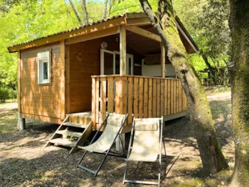 Accommodation - Eco Cabin 16M² - 1 Bedroom - Without Toilet Blocks - Camping Sunêlia La Clémentine