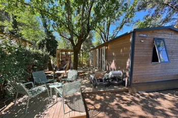 Mietunterkunft - Lodge Sunêlia Luxe 33M² - 3 Zimmer - Camping Sunêlia La Clémentine