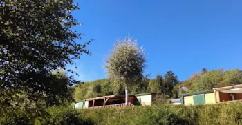 Mietunterkunft - Chalet Panoramique De Luxe 39M² + Überdachte Terrasse 15M² - 3 Schlafzimmer - Tv - Geschirrspüler - Camping Le Panoramique 