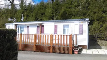 Mietunterkunft - Mobilheim La Gentiane D'albert 44M² + 18M² Terrasse - 2 Zimmer - Tv - Geschirrspüler - Camping Le Panoramique 
