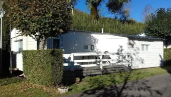Mietunterkunft - Mobilheim Chamois 42M² + 10 M² Terrasse - 2 Zimmer - Tv - Camping Le Panoramique 