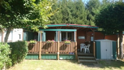Huuraccommodatie(s) - Chalet Paquerette 21M² + Terrasse 14M² - 2 Chambres - Tv - Camping Le Panoramique